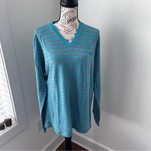 NWT Diesel v-neck long sleeve shirt Size Medium